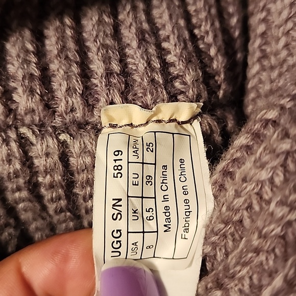 Women's UGG Classic Cardy Knit Boots - Picture 15 of 15